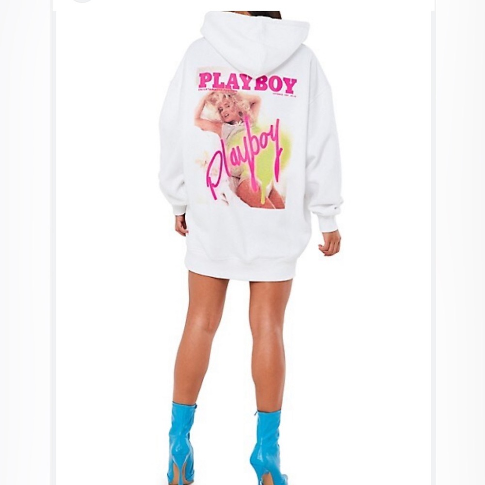 NWT Playboy X Missguided oversized sweater dress